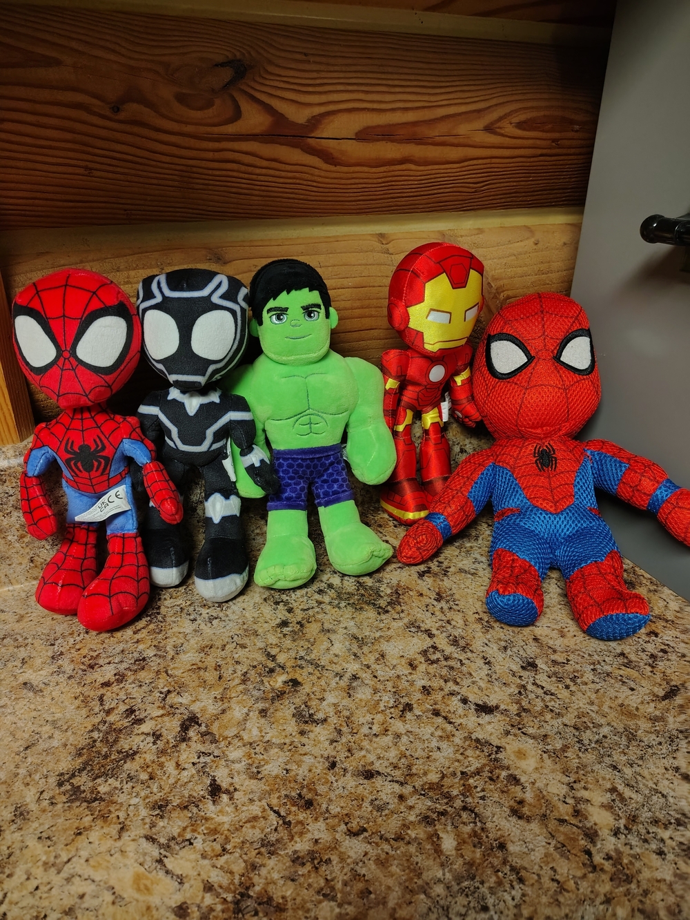 Plush Superhero Toy Set - Red & Green Plush Characters
